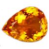41.10ct  Excellent Golden Yellow Pear Cut Citrine FLAWLESS (GEM-10749)