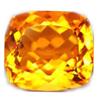 25.75ct  Sparkling Golden Yellow Cushion Cut Citrine FLAWLESS (GEM-10755A)