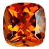 22.35ct  Sparkling Reddish Orange Cushion Citrine FLAWLESS (GEM-10758)