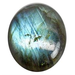 20.25ct Cabochon Natural Unheated Multi Color Labradorite (GEM-10764)