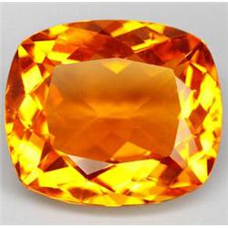 42.30ct Amazing Golden Yellow Cushion Cut Citrine FLAWLESS (GEM-10769)