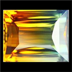 29.20ct Attractive Bi-Color Baguette Cut Citrine VVS (GEM-10774)