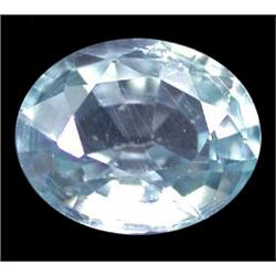 1ct  Dazzling  Sea Foam Blue Zircon Unheated  VS (GEM-10785)
