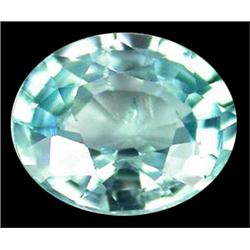 0.98ct  Fabulous  Sea Foam Blue Zircon  VS (GEM-10786)