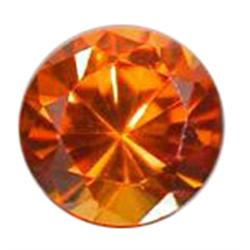 0.82ct  Extreme  Orange Sapphire Songea  (GEM-10813B)