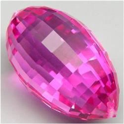 20.63ct  Magnificent Briolette Drill Hot Pink Topaz VVS (GEM-10849)