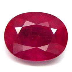 2.13ct  Magnificent Oval Blood Red Mozambique Ruby (GEM-10851)