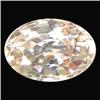 1.22ct  Full Fire Oval White Natural Zircon Cambodia VVS (GEM-10853)