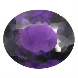 24.20ct Dazzling Oval Purple Amethyst GemstoneVVS (GEM-10861)