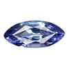 0.79ct Shinning AA Purplish Blue Tanzanite Block D FLAWLESS (GEM-10881)