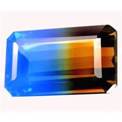 22.40ct  Perfect Octagon Bi Color Citrine FLAWLESS (GEM-10897)