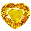 72.55ct  Attractive Heart Golden Yellow Citrine FLAWLESS (GEM-10901)