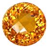 37.65ct Gorgeous Round Checkerboard Madeira Citrine FLAWLESS (GEM-10905)