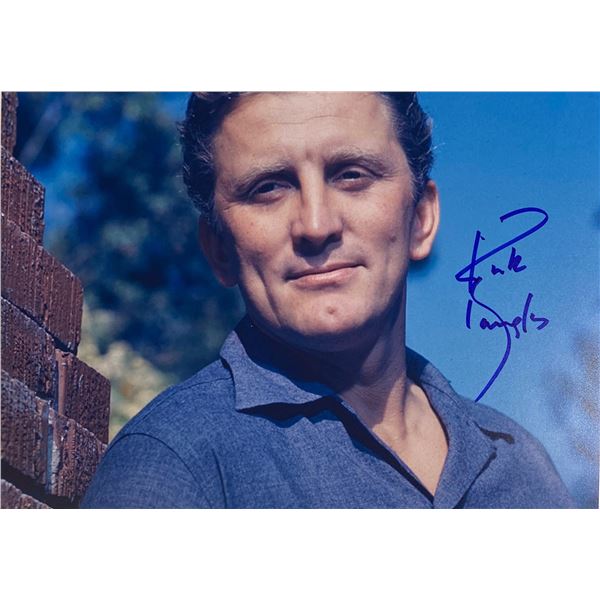 Autograph Signed Kirk Douglas Photo