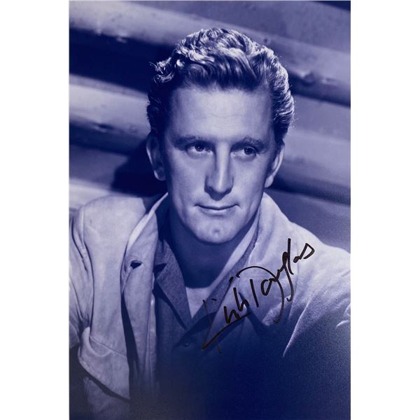 Autograph Signed Kirk Douglas Photo