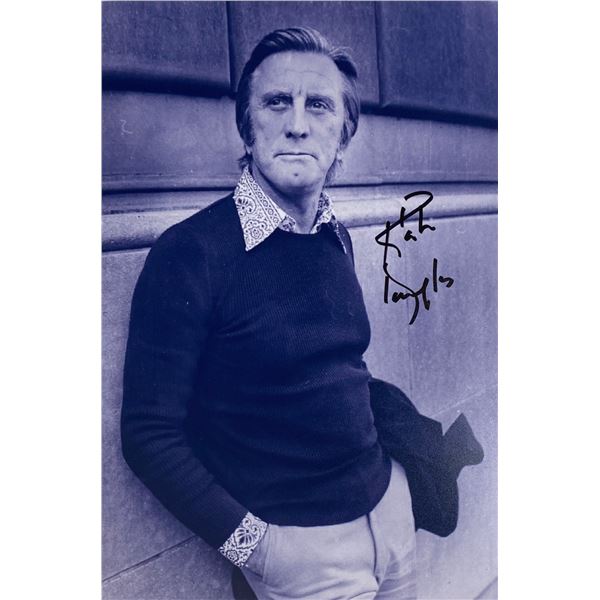 Autograph Signed Kirk Douglas Photo