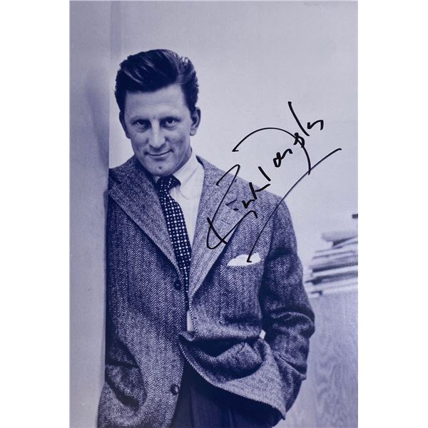 Autograph Signed Kirk Douglas Photo