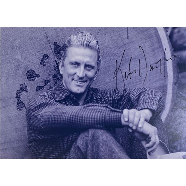 Autograph Signed Kirk Douglas Photo