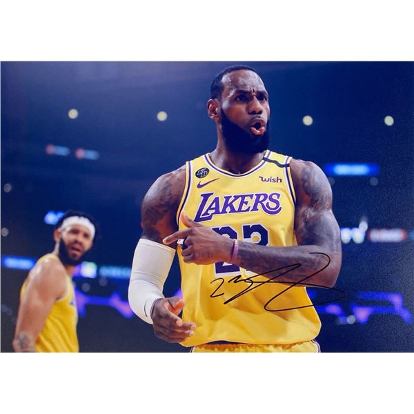 Autograph Signed LeBorn James  Photo