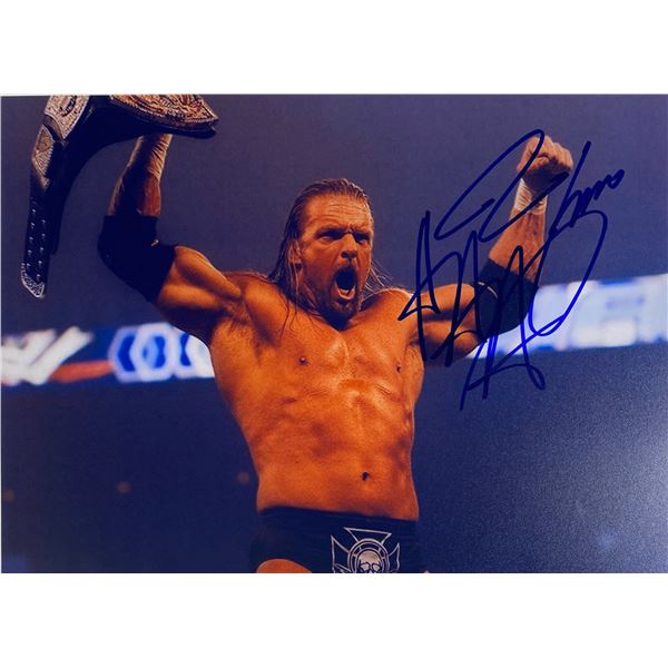 Autograph Signed Triple H Photo