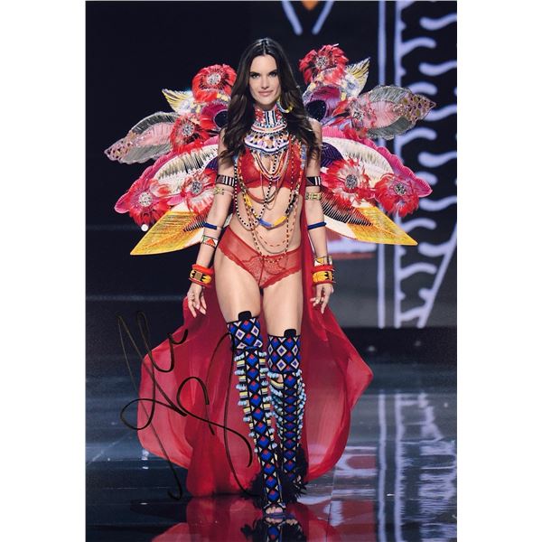 Alessandra Ambrosio Photo Autographed  Autograph Signed