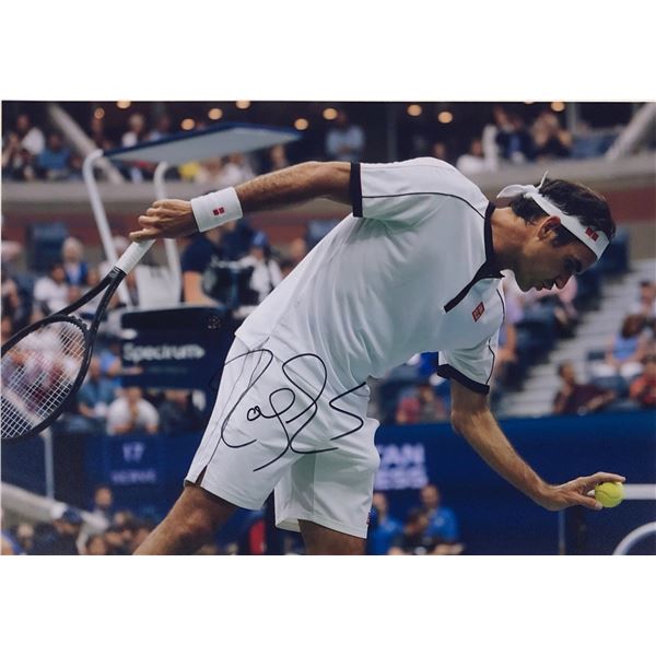 Tennis  Autograph Signed Photo Roger Federer