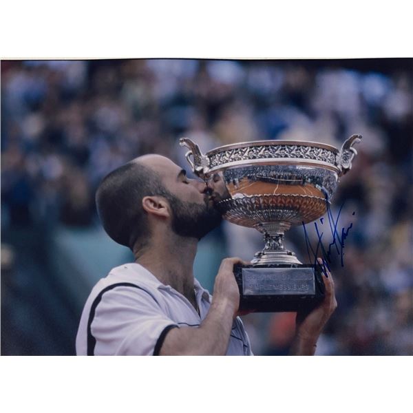 Tennis  Autograph Signed Photo Andrre Agassi
