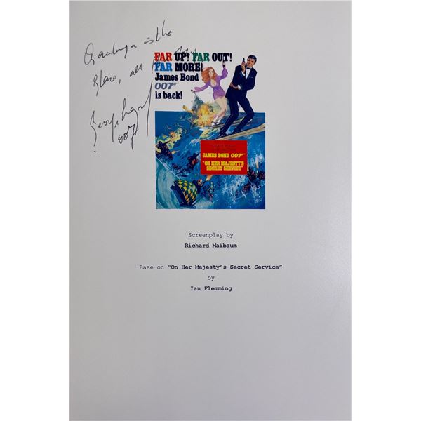 Autograph James Bond 007 Script Cover