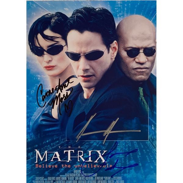 Autograph Signed Matrix Laurence Fishburne Photo