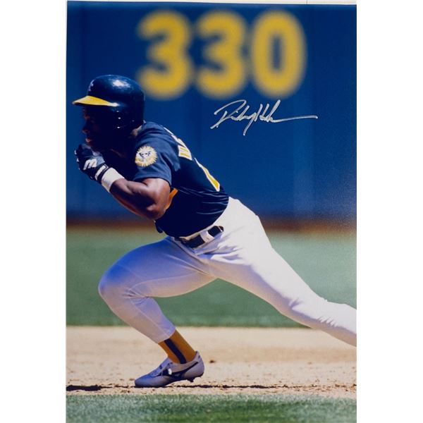 Autograph Signed Rickey Henderson Photo