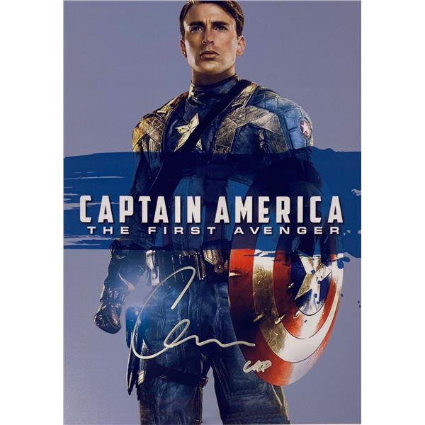 Signed Captain America Photo