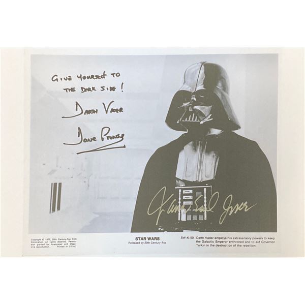 Signed Star Wars Media Press Photo