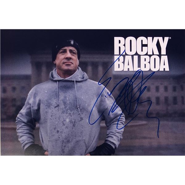 Sylvester Stallone Autograph Signed Rocky Photo