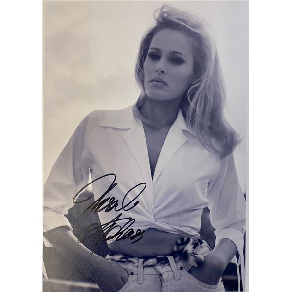 Autograph Signed Ursula Andress Photo