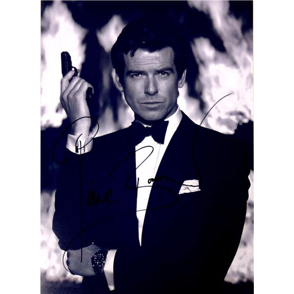 Pierce Brosnan Autograph Signed James Bond 007 Photo