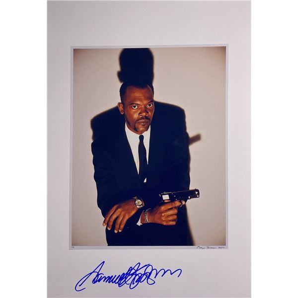 Autograph Signed Pulp Fiction Samuel L Jackson Photo
