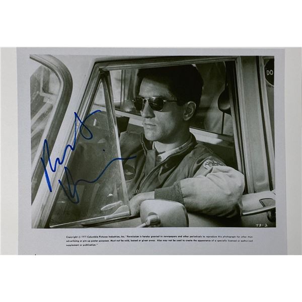 Signed Taxi Driver Media Press Photo