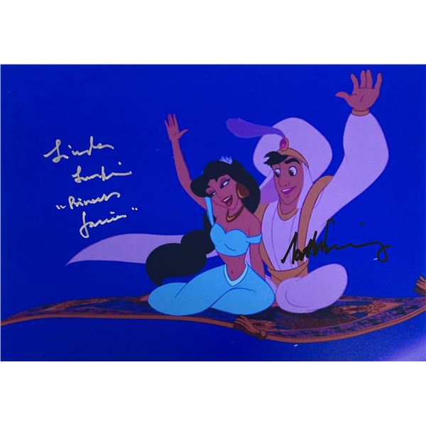 Autograph Signed Aladdin Linda Larkin Photo