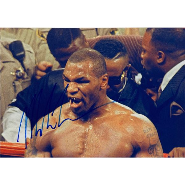 Autograph Signed Boxing Mike Tyson Photo