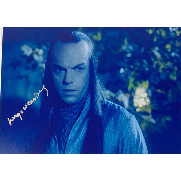 Autograph Signed Lord of the Ring Huge Weaving Photo