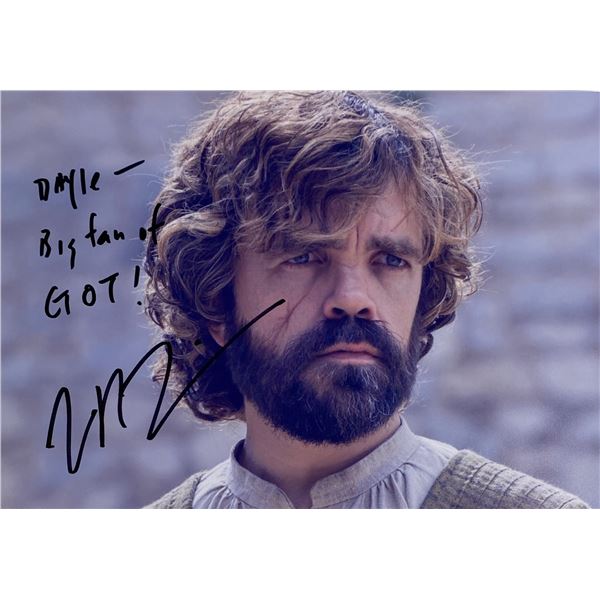 Autograph Signed Peter Dinklage Photo