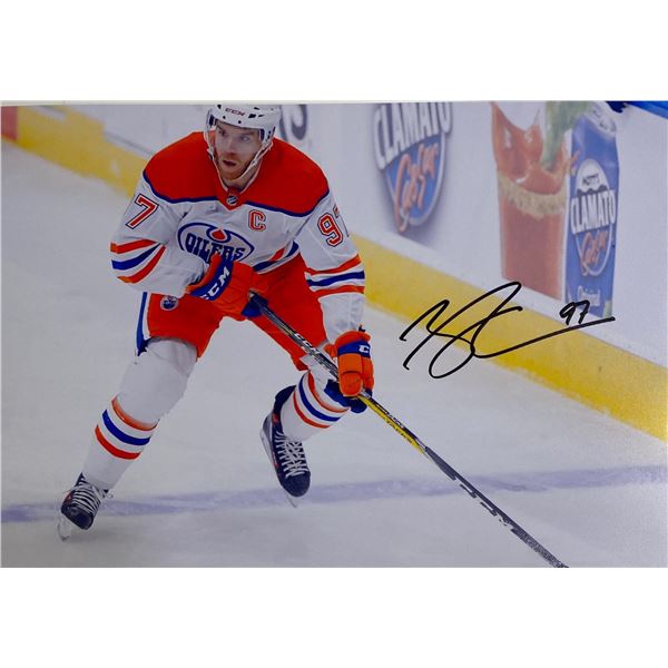 Autograph Signed Connor McDavid Photo