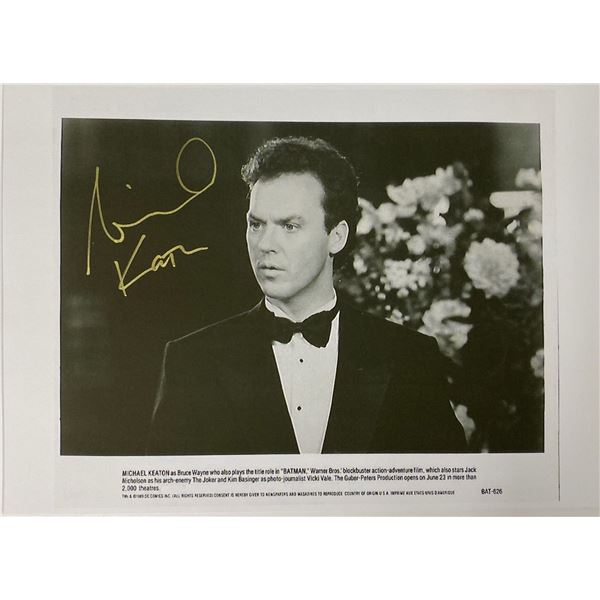 Signed Batman Media Press Photo