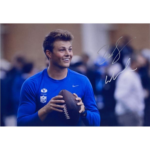 Autograph Signed Zach Wilson Photo