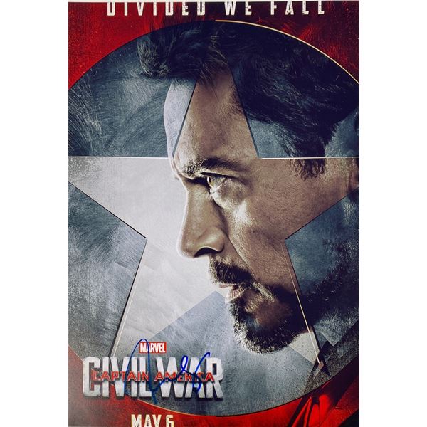 Signed Avengers Civil War Photo