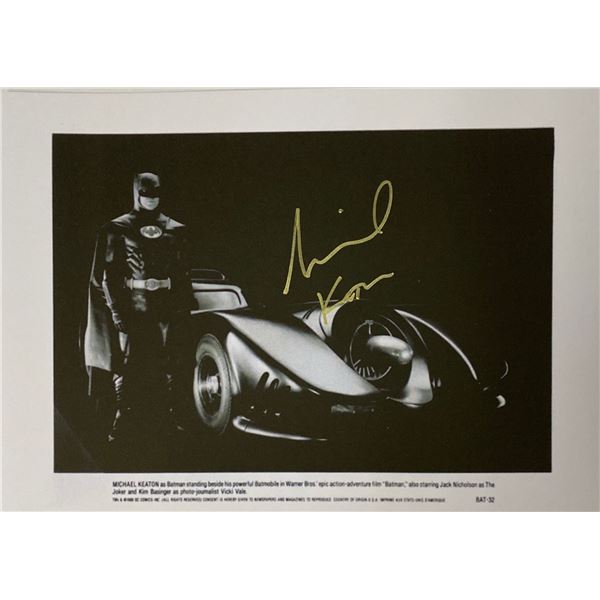 Signed Batman Media Press Photo