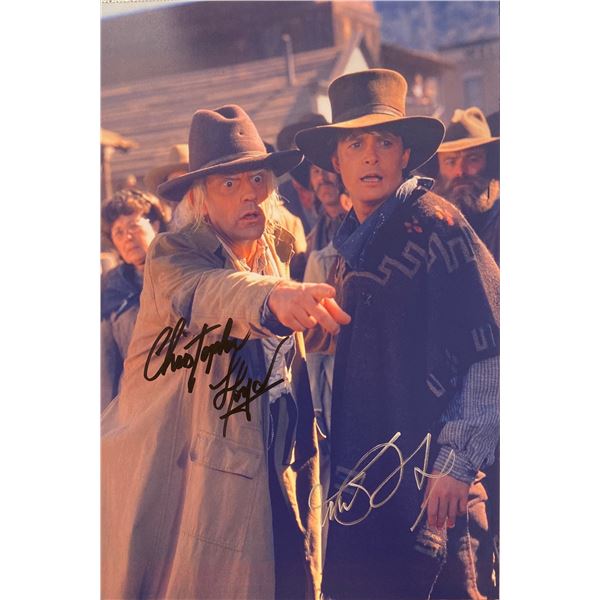 Autograph Signed Back to the Future Photo