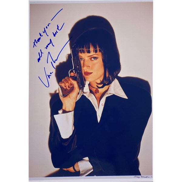 Autograph Signed Pulp Fiction Uma Thurman Photo
