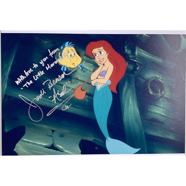 Little Mermaid Jodi Benson Photo Autograph Signed