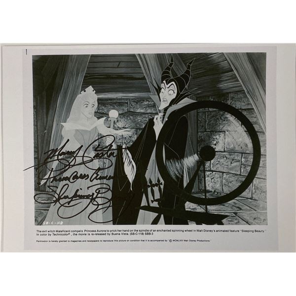 Signed Sleeping Beauty Media Press Photo